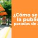 BluCactus Como se llama la publicidad en paradas de autobuses?