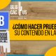 BluCactus - ¿Cómo hacer pruebas A / B y mejorar su contenido en las redes sociales? - TITULO
