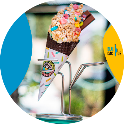 BluCactus - sabor de helado más vendido en México