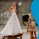 Blucactus-modelo de vestido de novia