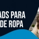 Isabella Torres en un estudio de moda junto al título Google Ads para marcas de ropa para BluCactus Mexico.