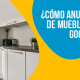 Banner informativo sobre publicidad de cocinas con Google Ads de la agencia Blu Cactus Marketing, mostrando una cocina moderna y un smartphone con el logo de Google Ads.